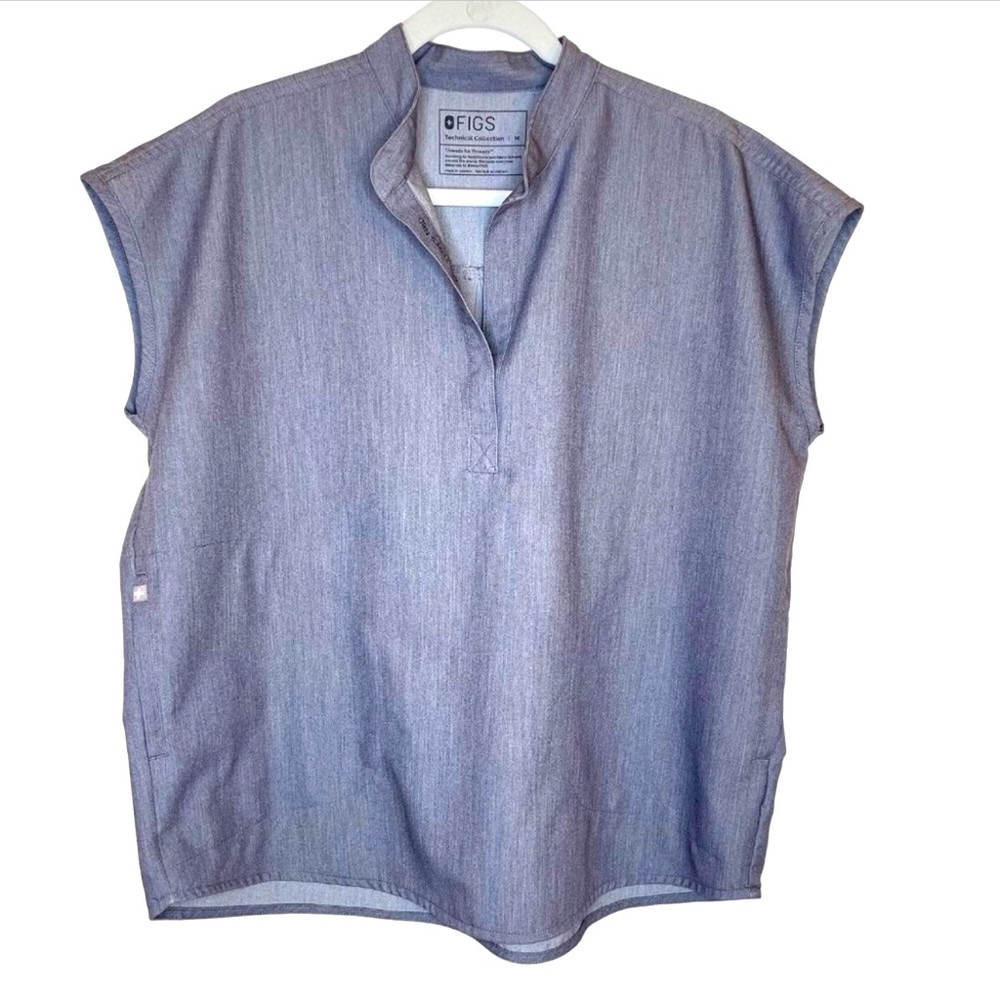 Figs Graphite Grey Scrubs Set, M